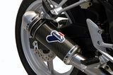 Exhaust Tip Without Sound Certification Relevance Carbon Steel Cap - Termignoni Compatible With Honda Cbr 250 R (2012-2013)