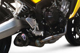 Catalytic Exhaust Tip Without Sound Certification Relevance Carbon Carbon Cap - Termignoni Compatible With Honda Cb 650 (2014-2018)