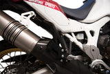 Exhaust Tip With Noise Certification Relevance Titanium - Termignoni Compatible With Honda Crf 1000 L Africa Twin (2018-2019)