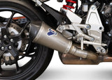 Exhaust Tip Without Sound Certification Relevance Titanium Carbon Cap - Termignoni Compatible With Honda Cb 1000 (2018-2020)