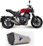 Exhaust Tip Without Sound Certification Relevance Titanium Carbon Cap - Termignoni Compatible With Honda Cb 1000 (2018-2020)