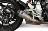 Exhaust Tip Without Sound Certification Gp2R-Rht Titanium Aluminium Cap - Termignoni Compatible With Honda Cb 1000 R (2018-2020)