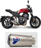 Exhaust Tip Without Sound Certification Gp2R-Rht Titanium Aluminium Cap - Termignoni Compatible With Honda Cb 1000 (2018-2020)