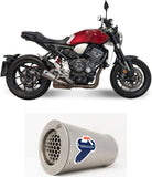 Exhaust Tip Without Sound Certification Gp2R-R Stainless Steel - Termignoni Compatible With Honda Cb 1000 R (2018-2020)