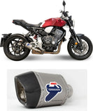 Exhaust Tip Without Sound Certification Relevance D70 Titanium Carbon Cap - Termignoni Compatible With Honda Cb 1000 (2018-2020)