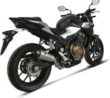 Exhaust Tip Without Sound Certification Relevance Titanium Carbon Cap - Termignoni Compatible With Honda Cbr 500 F - R - X (2019-2020)
