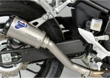 Exhaust Tip Without Sound Certification Gp2R-Rht Titanium Aluminium Cap - Termignoni Compatible With Honda Cb 500 F - R - X My19 (2019-2020)