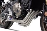 Complete Exhaust System Without Sound Certification Relevance Titanium Carbon Cap - Termignoni Compatible With Honda Cb 650 (2018-2020)