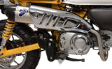 Complete Exhaust System Without Sound Certification Steel Black Carbon Cap - Termignoni Compatible With Honda Monkey 125 (2018-2020)
