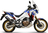 Exhaust Tip With Noise Certification Titanium Black - Termignoni Compatible With Honda Crf 1100 L Africa Twin (2020-2021)