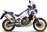 Exhaust Tip With Noise Certification Titanium - Termignoni Compatible With Honda Crf 1100 L Africa Twin (2020-2021)