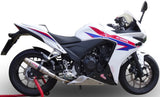 Exhaust Tip With Noise Certification Deeptone Stainless Steel - Gpr Compatible With Honda Cbr 500 R (2012-2016)