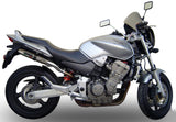 Dual Exhaust System With Sound Certification Deeptone Stainless Steel - Gpr Compatible With Honda Cb 900 F (2002-2005)