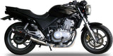 Exhaust Tip With Noise Certification Furore Aluminium Black - Gpr Compatible With Honda Cb 500 - S (1993-2005)