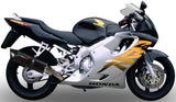 Exhaust Tip With Noise Certification Furore Aluminium Black - Gpr Compatible With Honda Cbr 600 F (1991-1998)