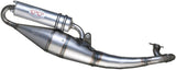 Complete Catalytic Exhaust System With Sound Certification Hand Made Tt Aluminum - Leovince Compatible With Piaggio Typhoon 50 2T (2002-2008)