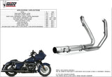 Non-Catalytic Exhaust Manifolds Stainless Steel - Mivv Compatible With Harley-Davidson Ultra Limited Low Anniversary (2017-2018)