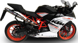 Exhaust Tip Without Sound Certification Deeptone Stainless Steel - Gpr Compatible With Ktm Rc 390 (2015-2016)