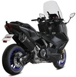 Complete Non-Catalytic Exhaust System With Sound Certification Sr-1 Steel Black - Mivv Compatible With Yamaha T-Max 560 (2025-2026)