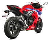 Exhaust Tip With Noise Certification Gppro Steel Black - Mivv Compatible With Honda Cbr 500 R (2025-2026)
