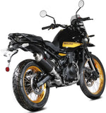 Exhaust Tip With Noise Certification Dakar Steel Black - Mivv Compatible With Royal Enfield Himalayan (2024)