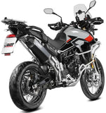 Exhaust Tip With Noise Certification Speed Edge Steel Black - Mivv Compatible With Triumph Tiger 900 (2024-2026)