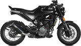 Exhaust Tip With Noise Certification Hr-1 Steel Black - Mivv Compatible With Husqvarna Svartpilen 125 (2021-2023)