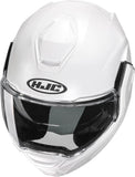 Flip-Up Motorcycle Helmet Hjc I100 Advanced Polycarbonate Pearl White Size 06 Xs