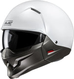 Urban Motorcycle Helmet Hjc I20N Advanced Polycarbonate Pearl White Size 06 Xs
