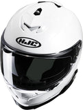 Full-Face Motorcycle Helmet Hjc I71 Advanced Polycarbonate Pearl White Size 10 Xl
