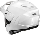 Flip-Up Motorcycle Helmet Hjc I80 Advanced Polycarbonate Pearl White Size 10 Xl