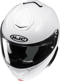 Flip-Up Motorcycle Helmet Hjc I91 Advanced Polycarbonate Composite Pearl White Size 09 L