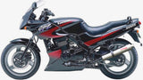 Dual Exhaust System With Sound Certification Tondo Stainless Steel - Gpr Compatible With Kawasaki Gpz 500 - S (1988-2003)
