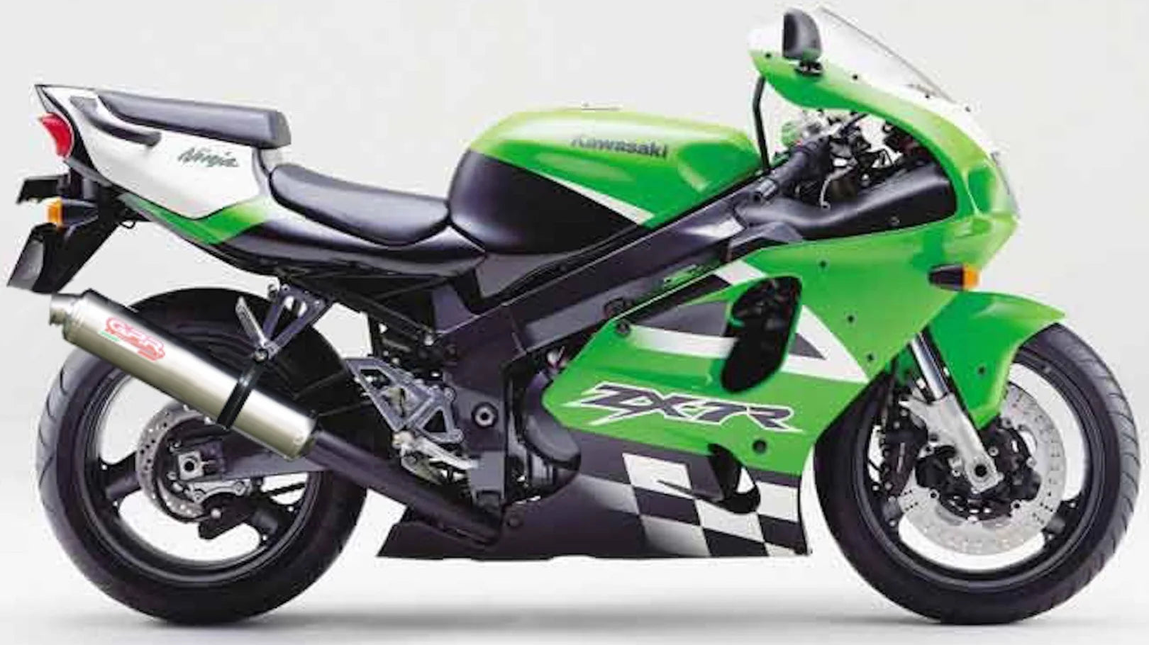 Exhaust Tip With Noise Certification Tondo Stainless Steel - Gpr Compatible With Kawasaki Zx 7R (1996-2002)
