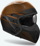 Urban Motorcycle Helmet Airoh J 110 - J1S29 Composite Carbon Matte Bronze Slim Size L