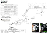 Exhaust Tip With Noise Certification Suono Steel Black Carbon - Mivv Compatible With Kawasaki Zx 6R 636 (2009-2016)
