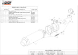 Non-Catalytic Exhaust Tip With Sound Certification Gp Carbon - Mivv Compatible With Kawasaki Zx-10R (2011-2015)