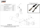Non-Catalytic Connector Pipe - Mivv Compatible With Kawasaki Zx-10R (2016-2020)