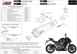 Complete Non-Catalytic Exhaust System With Sound Certification Delta Race Steel Black Carbon - Mivv Compatible With Kawasaki Z 900 (2017-2024)