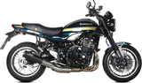 Exhaust Tip With Noise Certification Hr-1 Steel Black Carbon - Mivv Compatible With Kawasaki Z 900 Rs (2018-2024)