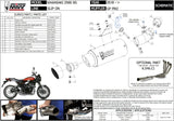 Complete Non-Catalytic Exhaust System With Sound Certification Gppro Steel Black - Mivv Compatible With Kawasaki Z 900 Rs (2018-2024)