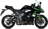 Uncatalysed Exhaust System Without Sound Certification Mk3 Carbon - Mivv Compatible With Kawasaki Ninja 1000 Tourer (2020-2024)