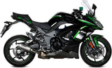 Uncatalysed Exhaust System Without Sound Certification Mk3 Stainless Steel - Mivv Compatible With Kawasaki Ninja 1000 Tourer (2020-2024)