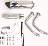 Complete Exhaust System With Sound Certification Relevance Stainless Steel - Termignoni Compatible With Kawasaki Er-6 N (2012-2016)