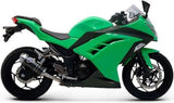 Exhaust Tip Without Sound Certification Relevance Carbon Carbon Cap - Termignoni Compatible With Kawasaki Ninja 300 R (2012-2017)