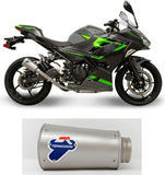 Exhaust Tip Without Sound Certification Gp2R-R Stainless Steel - Termignoni Compatible With Kawasaki Ninja 400 (2018-2020)