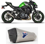 Exhaust Tip Without Sound Certification Relevance Titanium Carbon Cap - Termignoni Compatible With Kawasaki Z 900 (2017-2020)