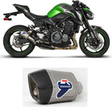 Exhaust Tip Without Sound Certification Relevance D70 Titanium Carbon Cap - Termignoni Compatible With Kawasaki Z 900 (2017-2020)