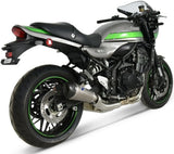 Exhaust Tip Without Sound Certification Relevance Titanium Carbon Cap - Termignoni Compatible With Kawasaki Z 900 Rs (2018-2020)
