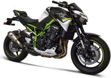 Exhaust Tip Without Sound Certification Relevance Titanium Carbon Cap - Termignoni Compatible With Kawasaki Z 900 (2020)